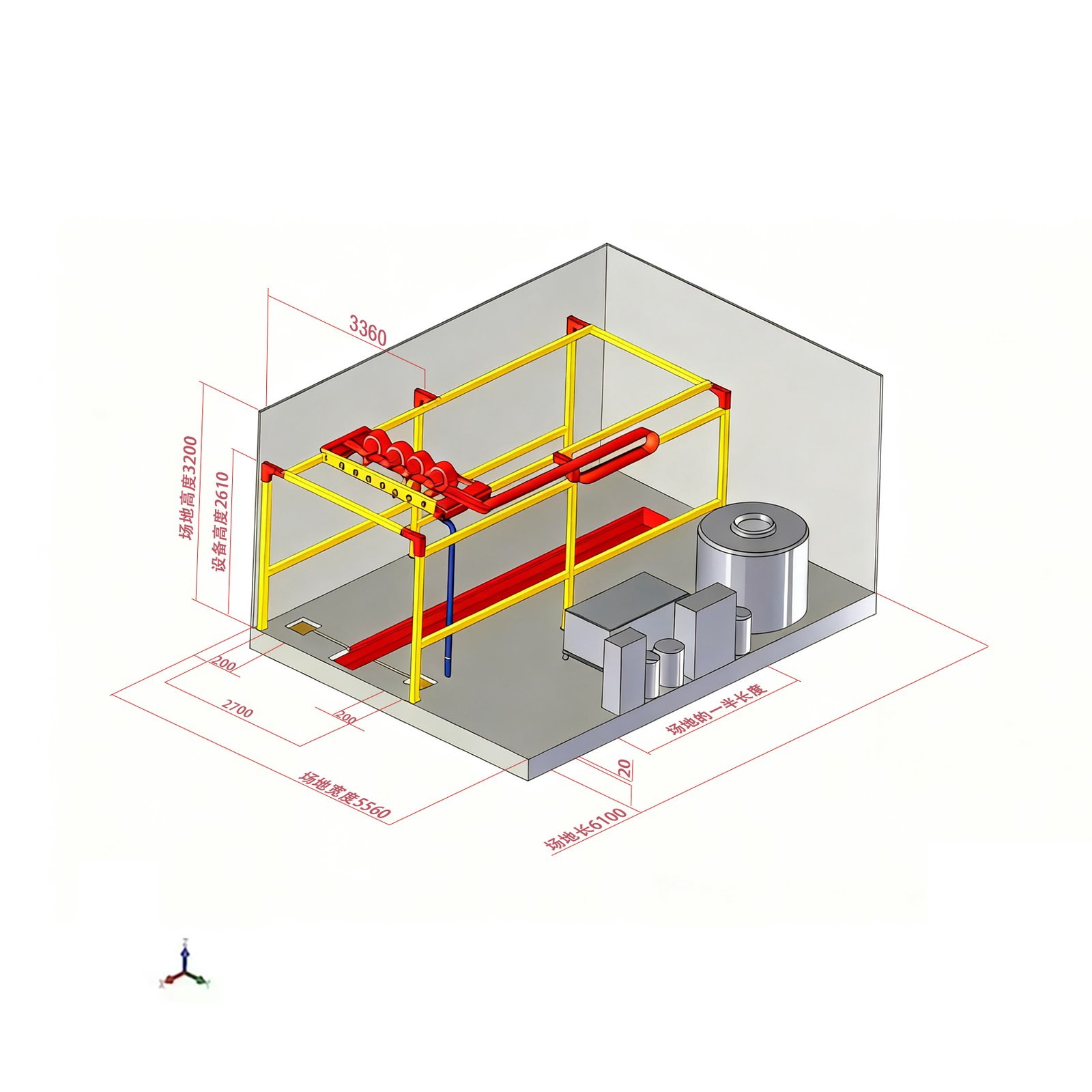 DZH-JJ01 installation layout drawing