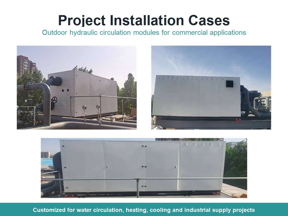 hydraulic circulation module project cases for commercial water supply systems