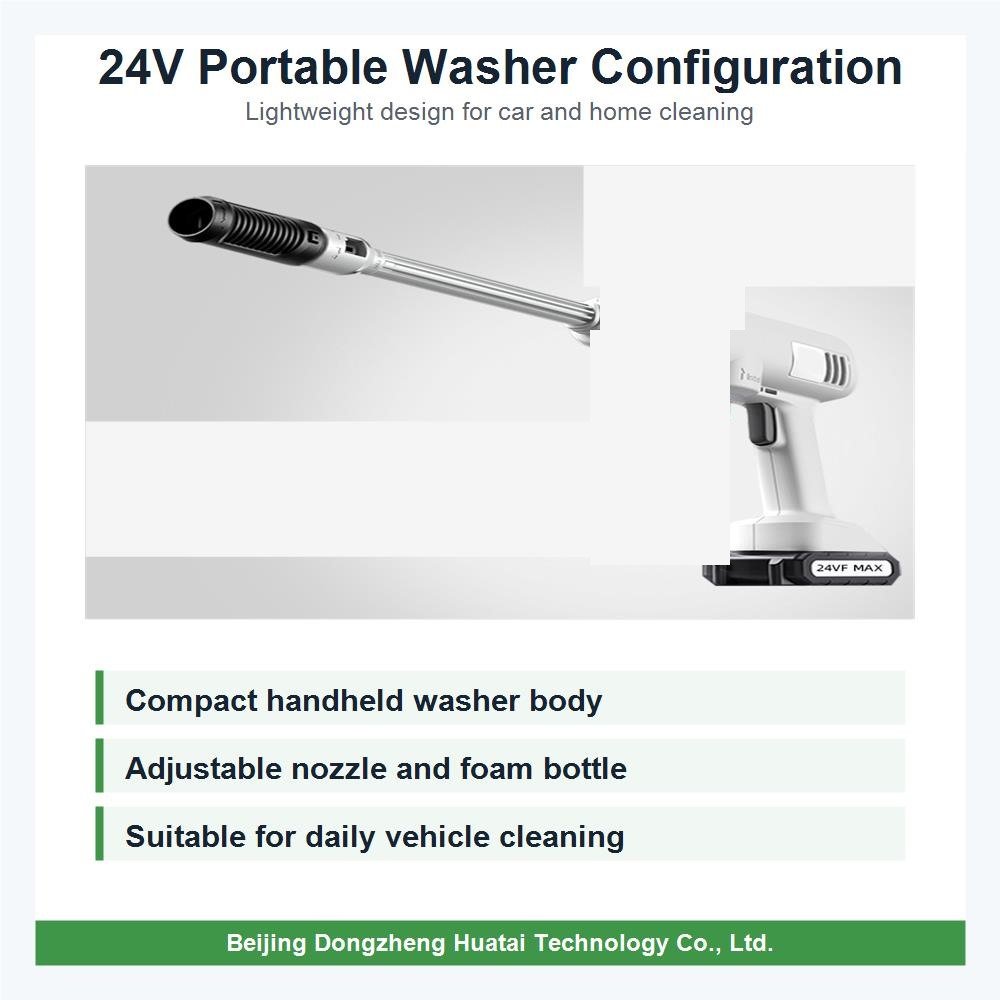 24V portable cordless pressure washer for car washing