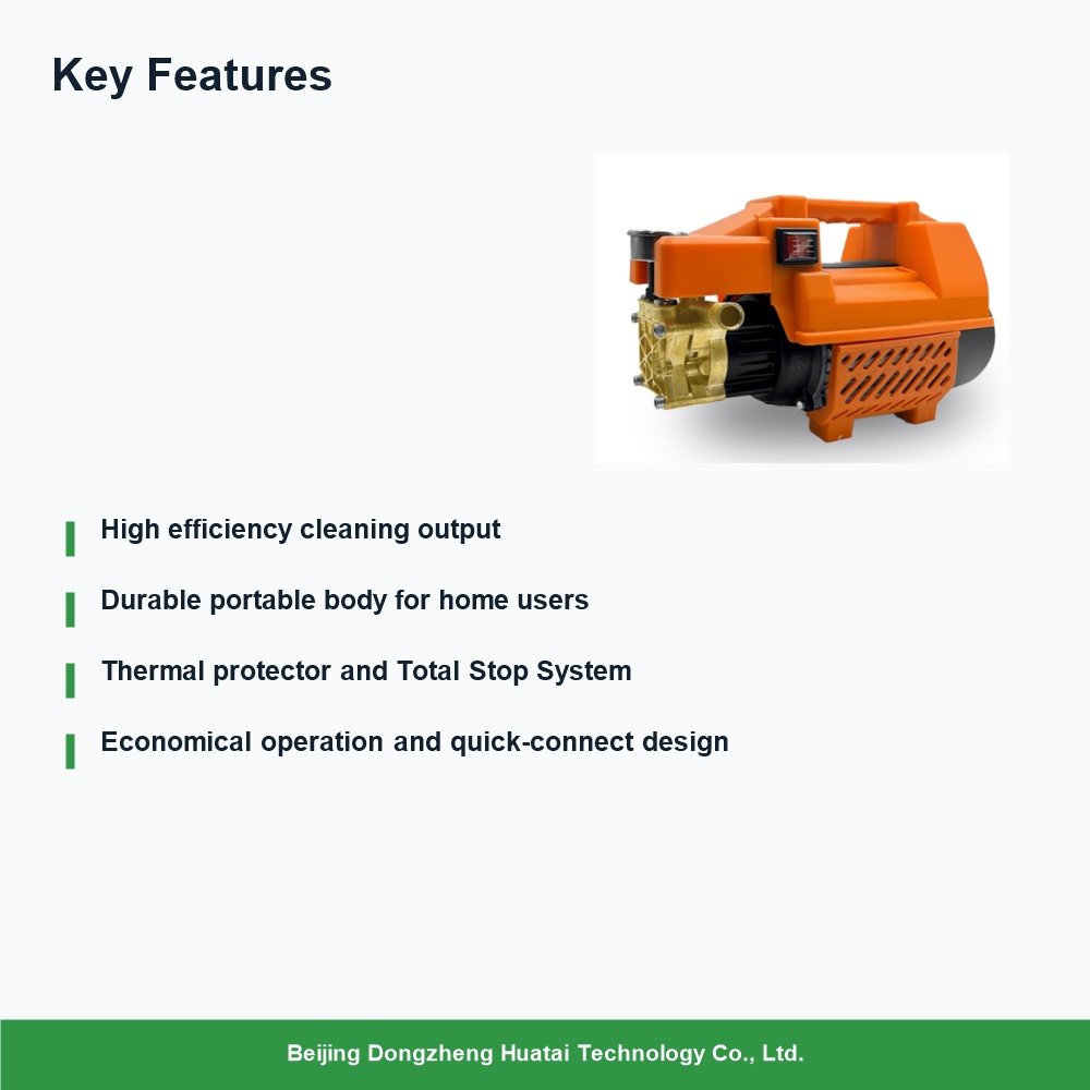 key features of DZHT-100B portable pressure washer