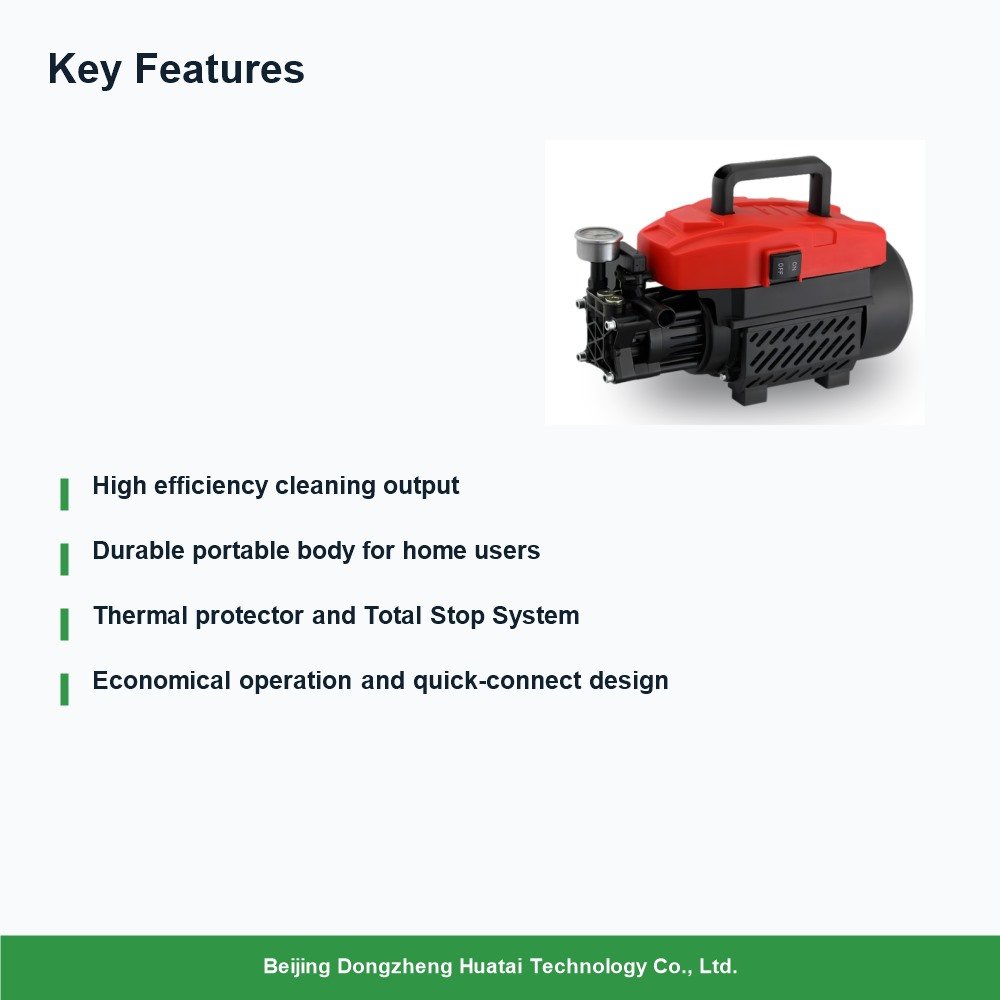 key features of DZHT-100C portable pressure washer